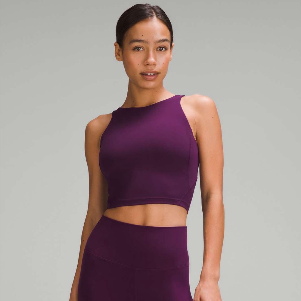 Lululemon Align High Neck Tank Top Dramatic Magenta Size 6